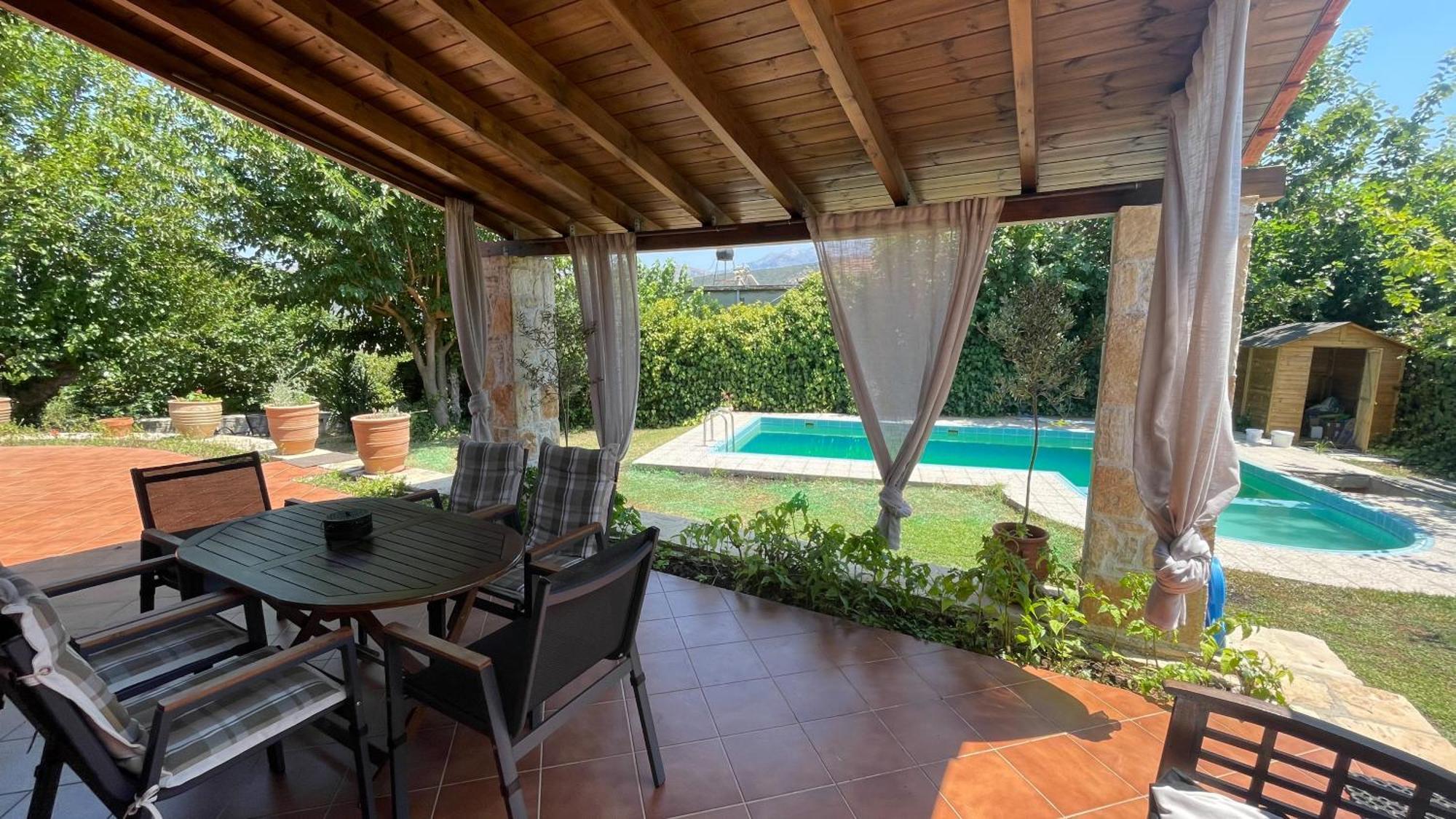 Villa Skine With Private Pool And Garden Chania  Exterior photo